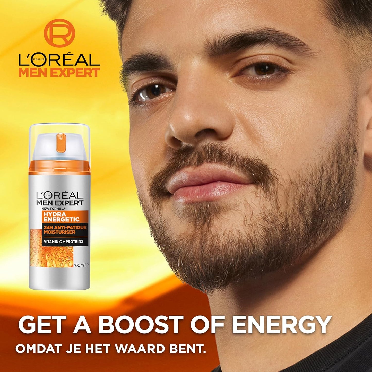 L'ORÉAL Herr Hydra Energetic Ansiktskräm, 100 ml